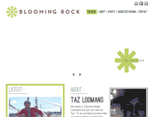 Tablet Screenshot of bloomingrock.com